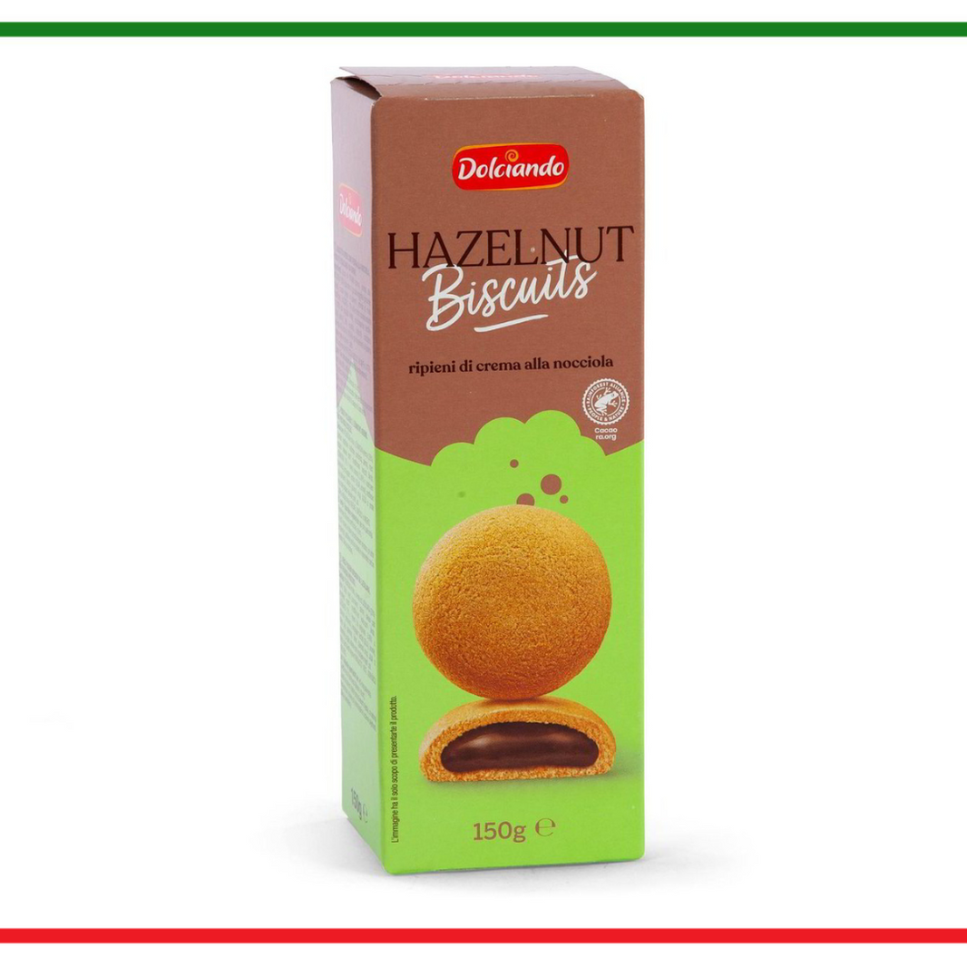 Dolciando biscuiti umpluti cu crema de alune 150g