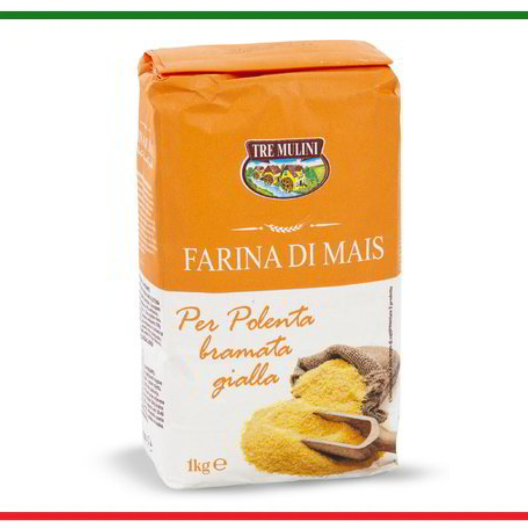 Tre Mulini Farina di mais per polenta bramata gialla 1kg