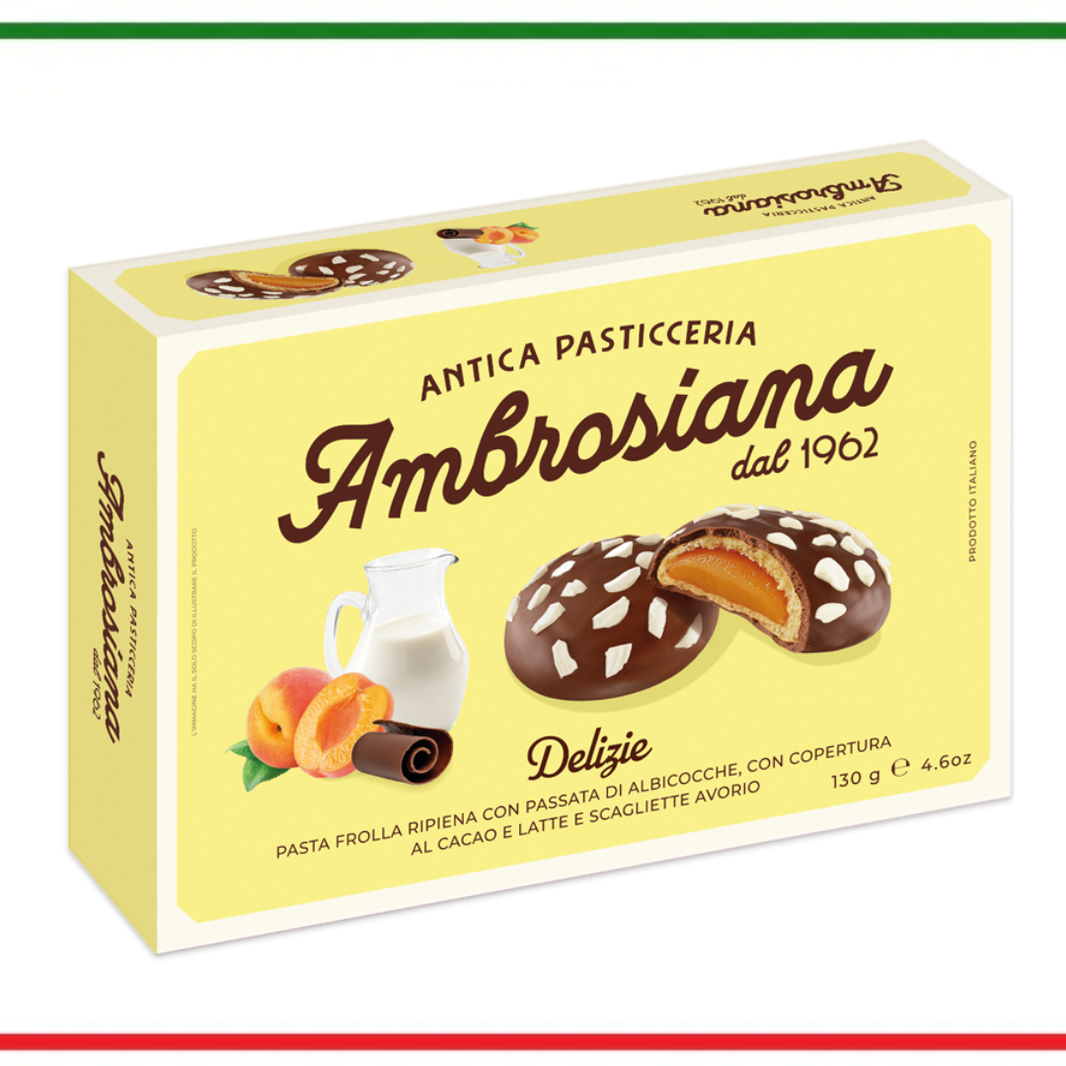Ambrosiana biscuiti Delizie cu casie si cacao 130g