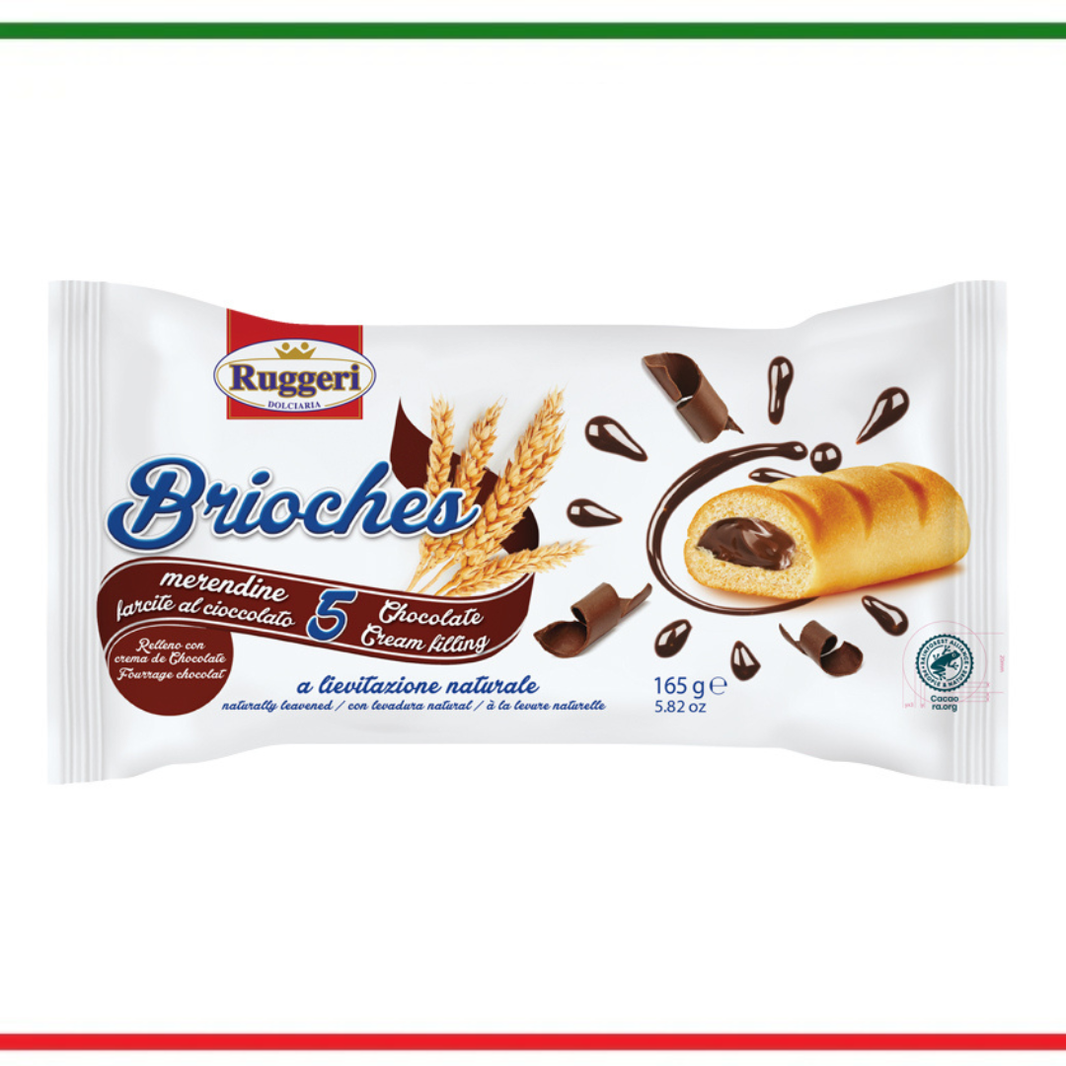 Ruggeri Brioches cu Ciocolata 165g