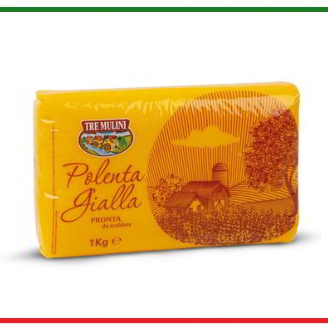 Tre Mulini Polenta galbenă gata de încălzit 1kg