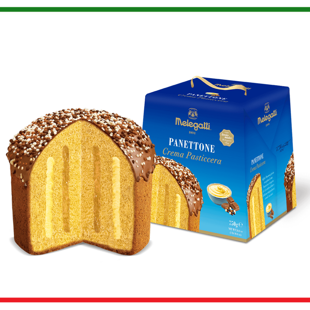 Melegatti Panettone cu Crema Pasticcera 750g