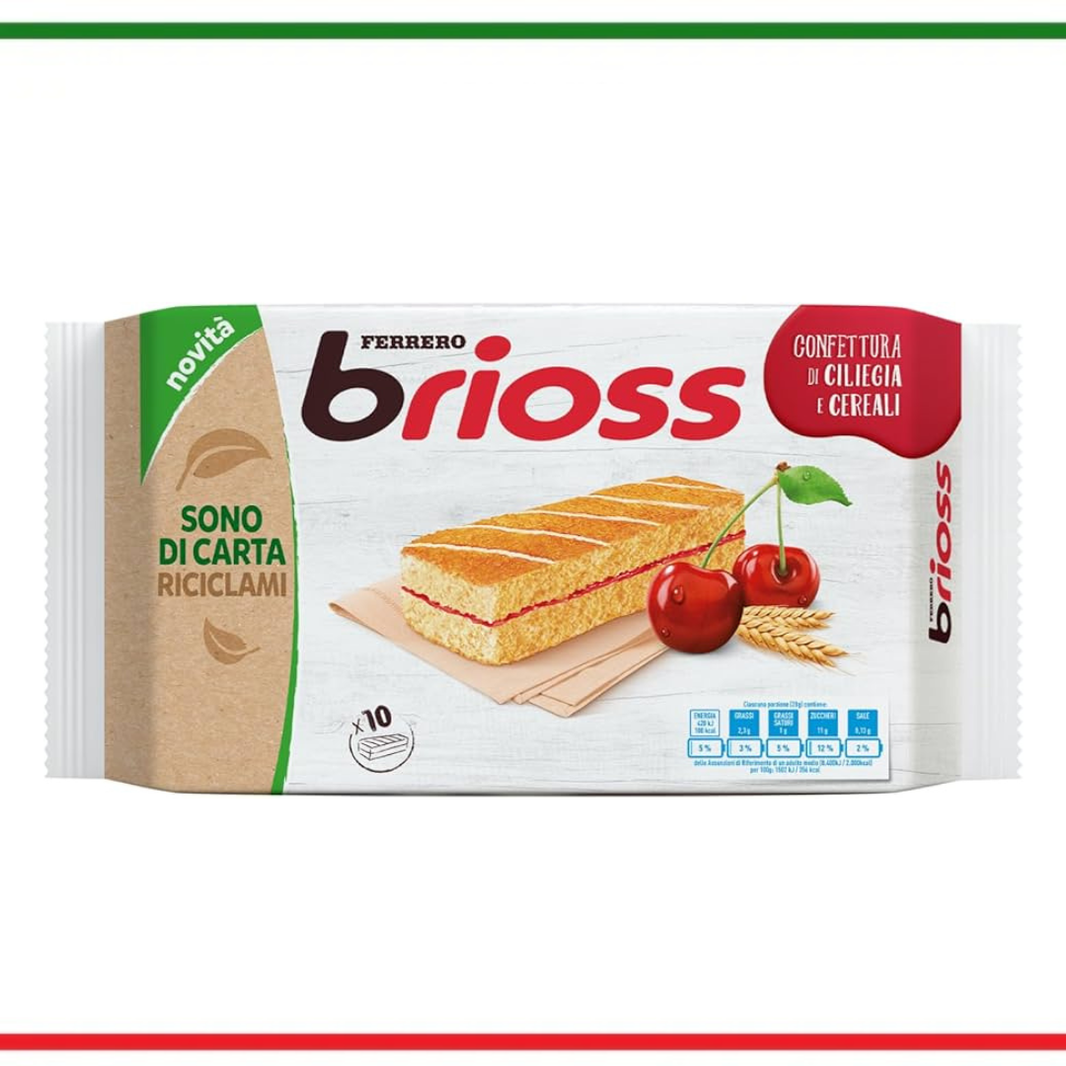 Ferrero Brioss cu cirese si cereale 280g