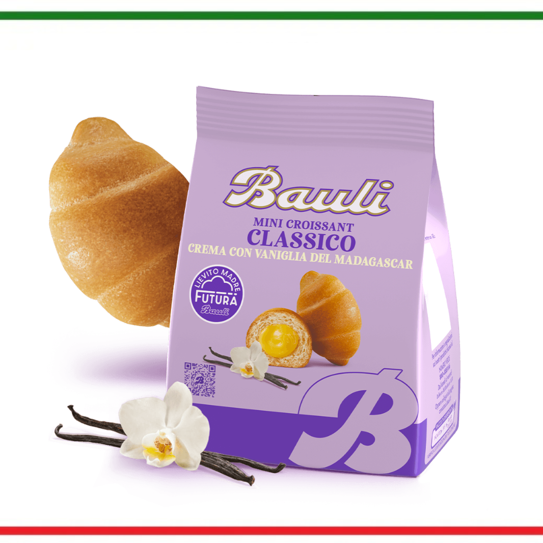Bauli mini croissant cu crema de vanilie 75g