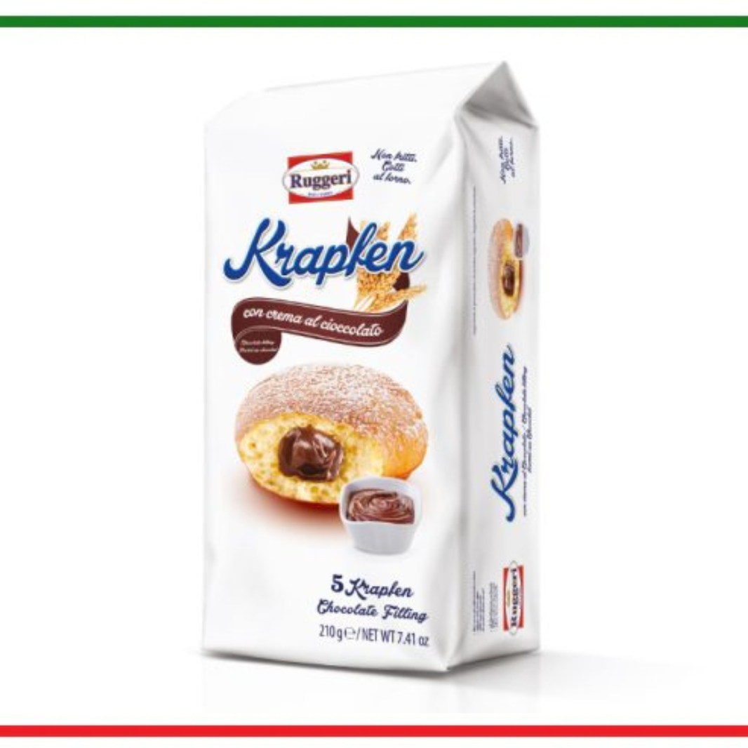 Ruggeri Krapfen cu Ciocolata 210g