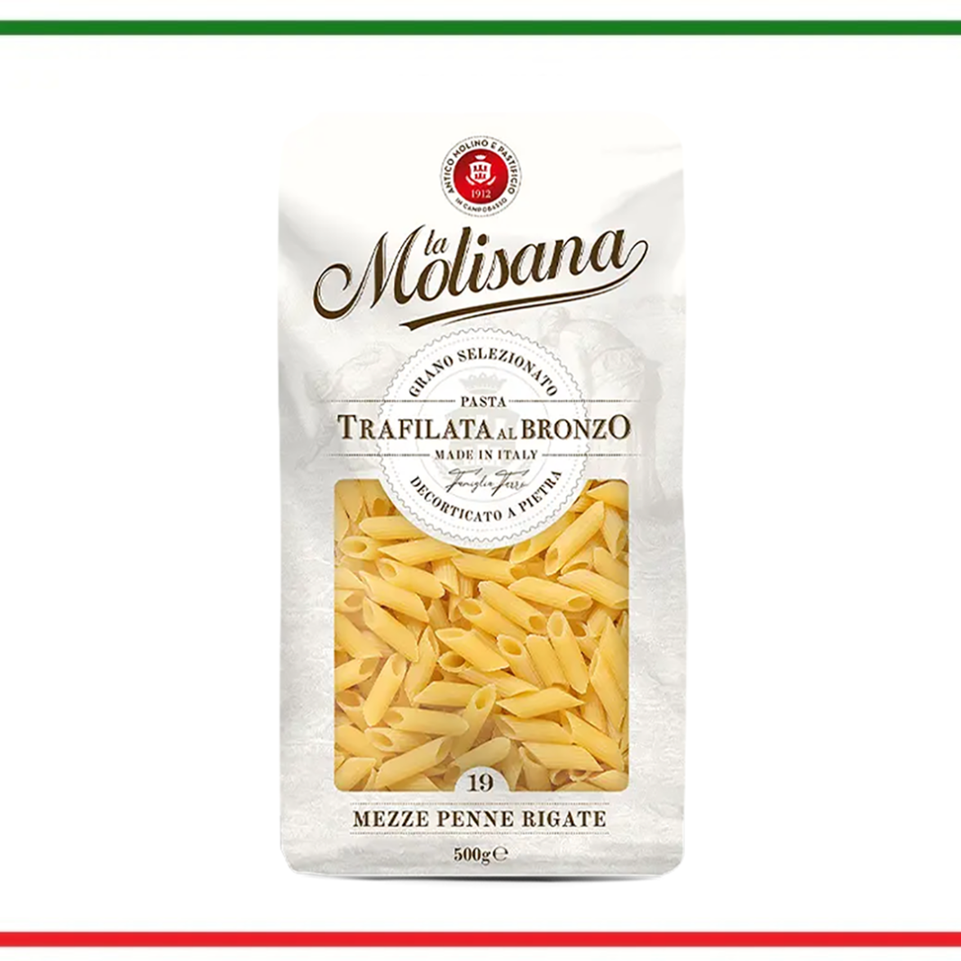 La Molisana paste mezze penne rigate n.19/ 500g