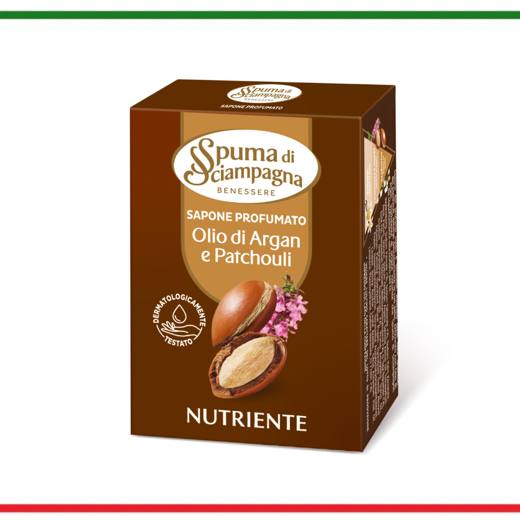 Spuma di Sciampagna săpun solid ulei de argan 90g