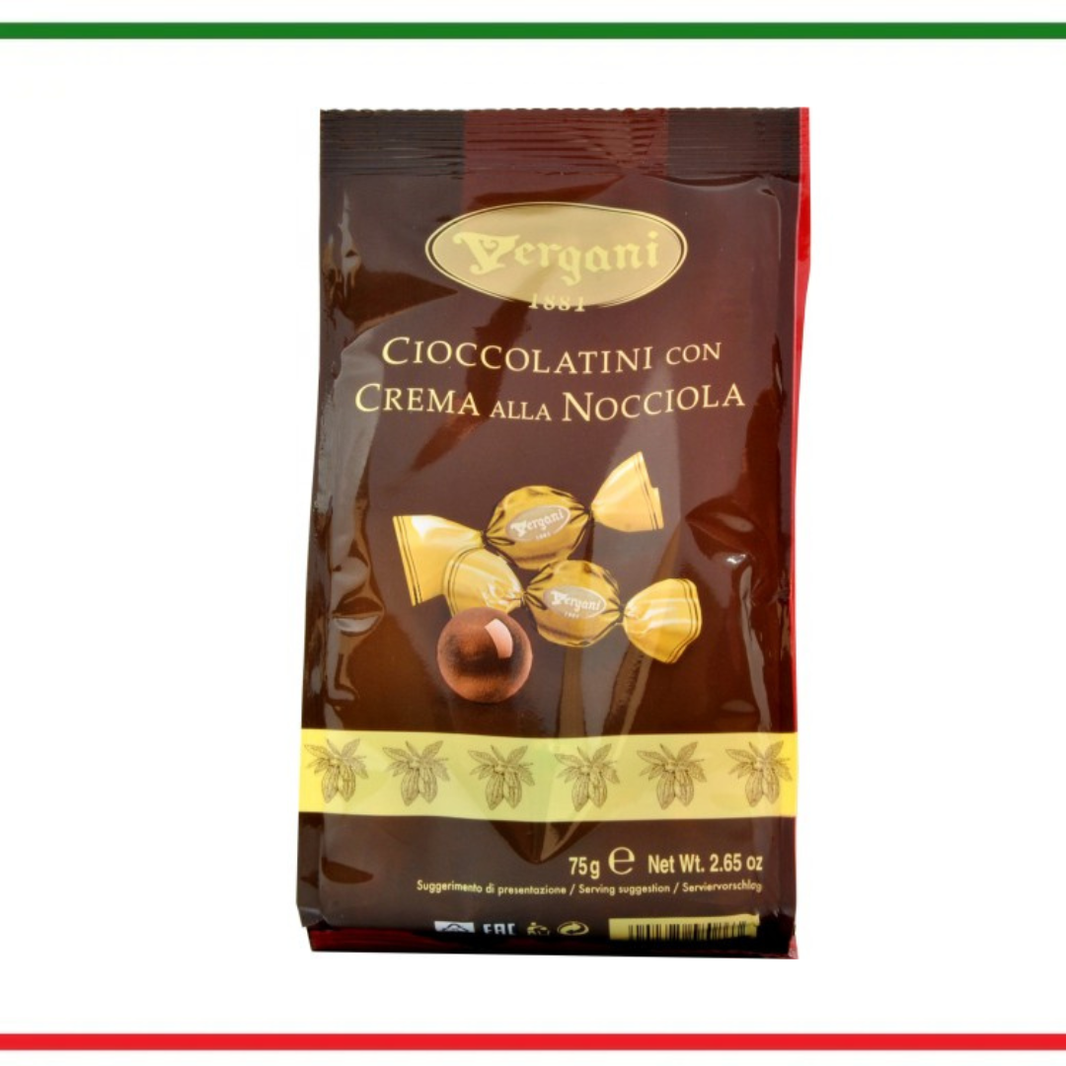 Vergani cioccolatini cu alune 75g