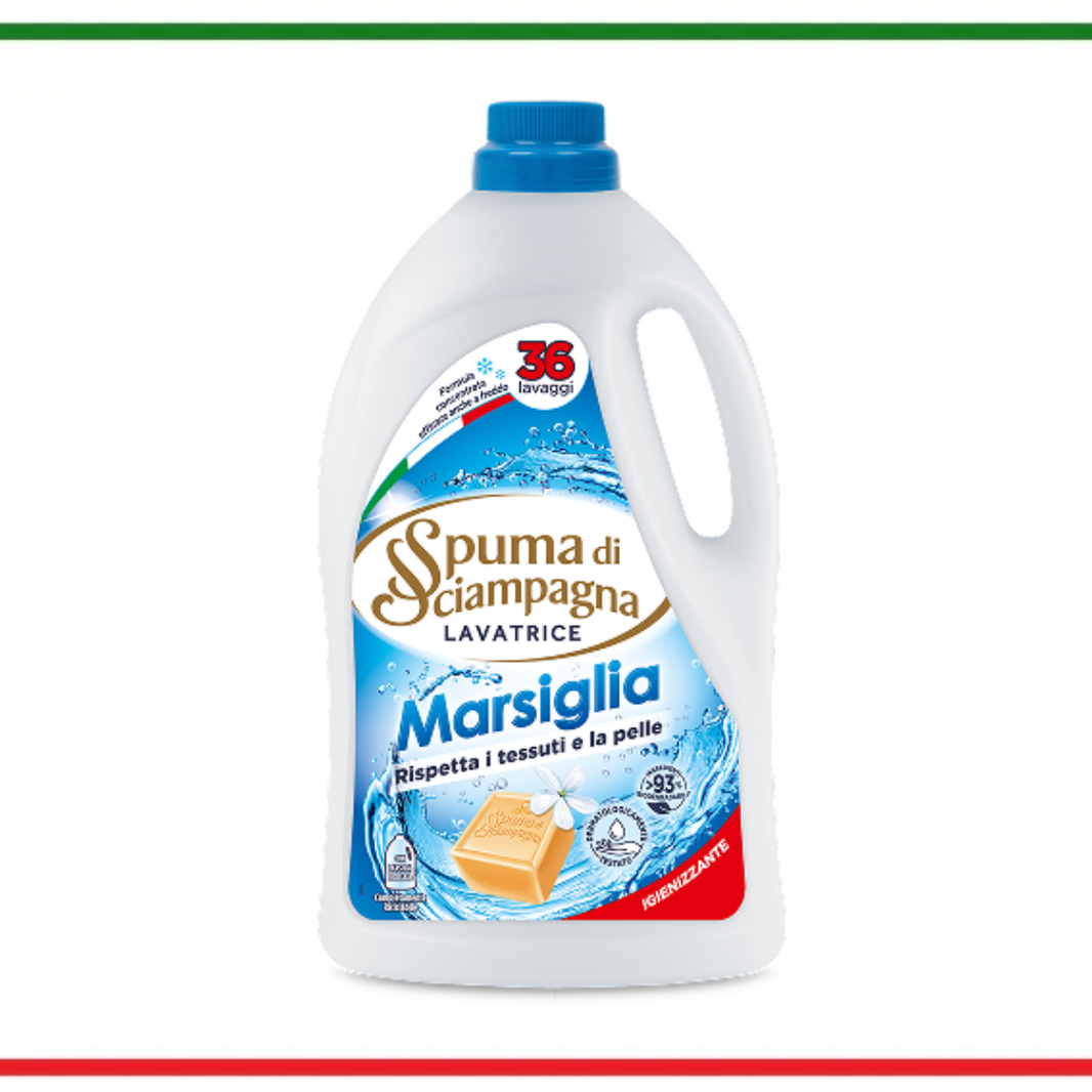 Spuma di Sciampagna detergent rufe Marsiglia 1.890L