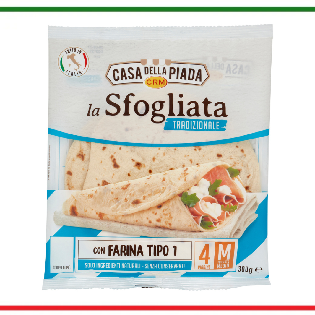 Casa della Piada Piadina Sfogliata Tradizionale 390g