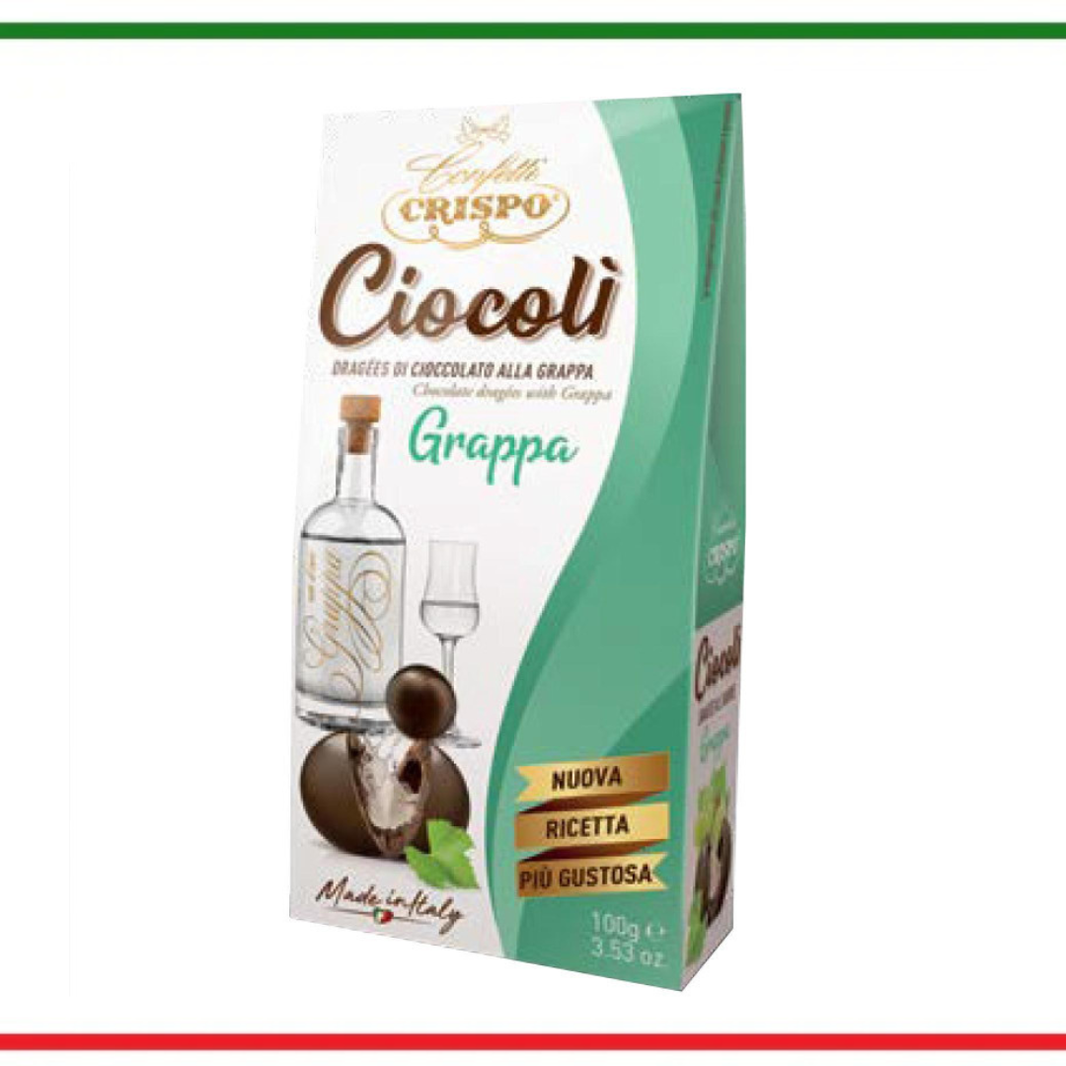 Crispo Cicoli cu grappa 100g