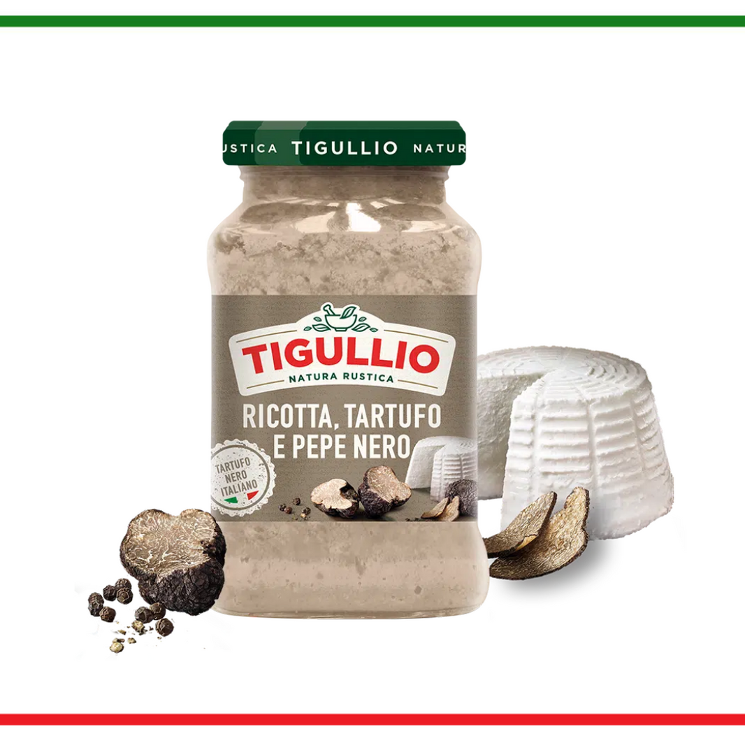 Pesto di ricotta del Tigullio, tartufo e pepe nero 190g