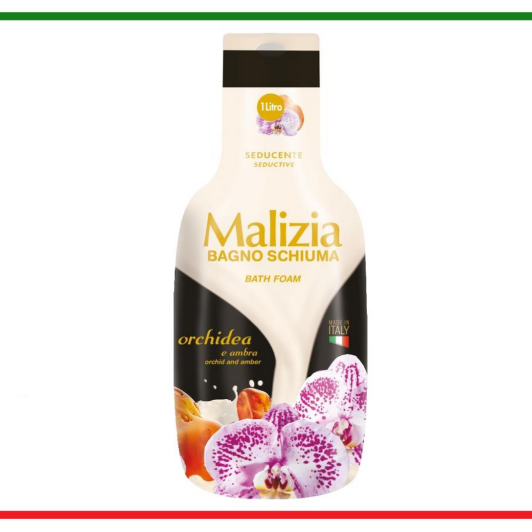 Bagnoschiuma Malizia Orchidea Ambra 1L