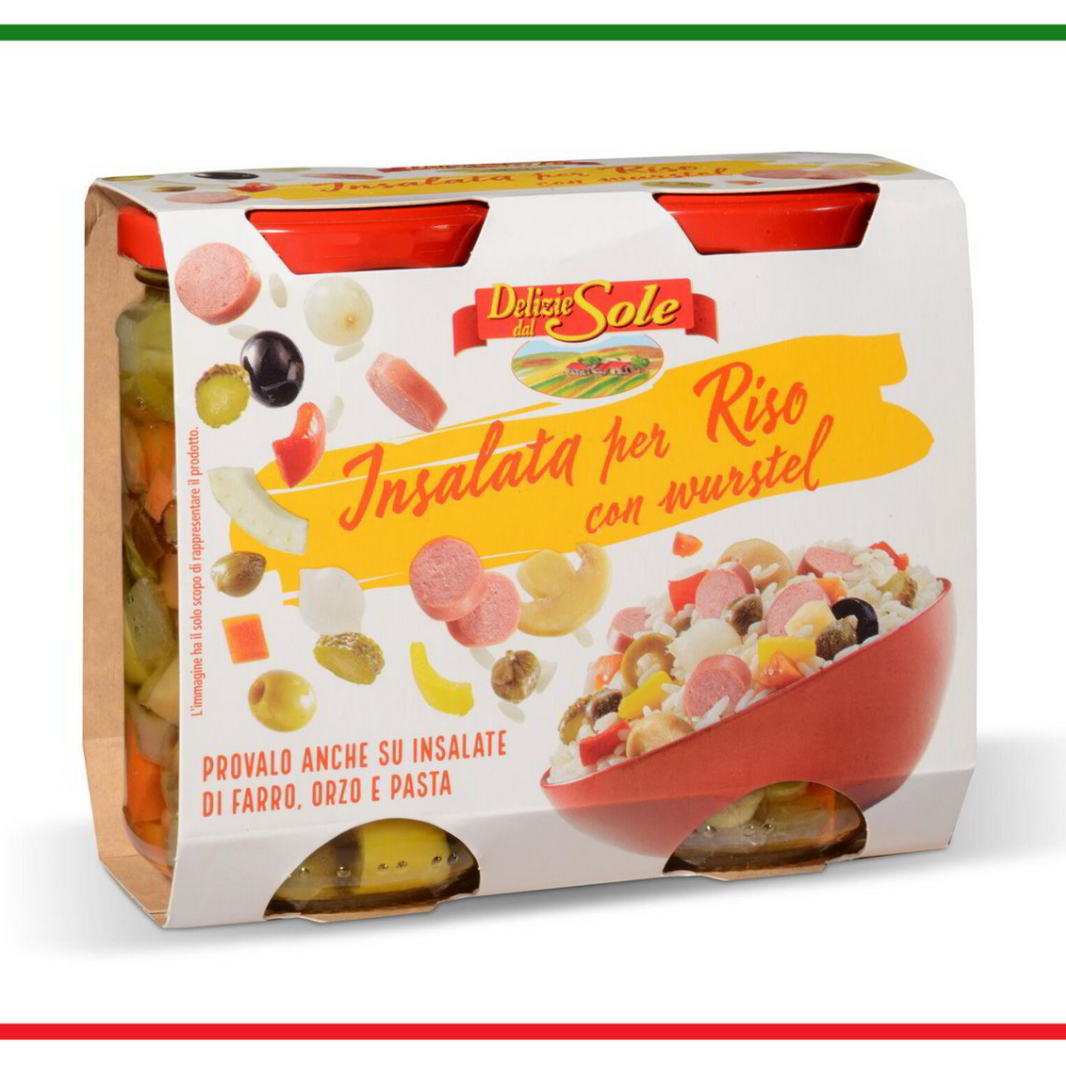 Delizie del Sole spezie per insalata di riso con Wurstel 570g (2 x 285g)