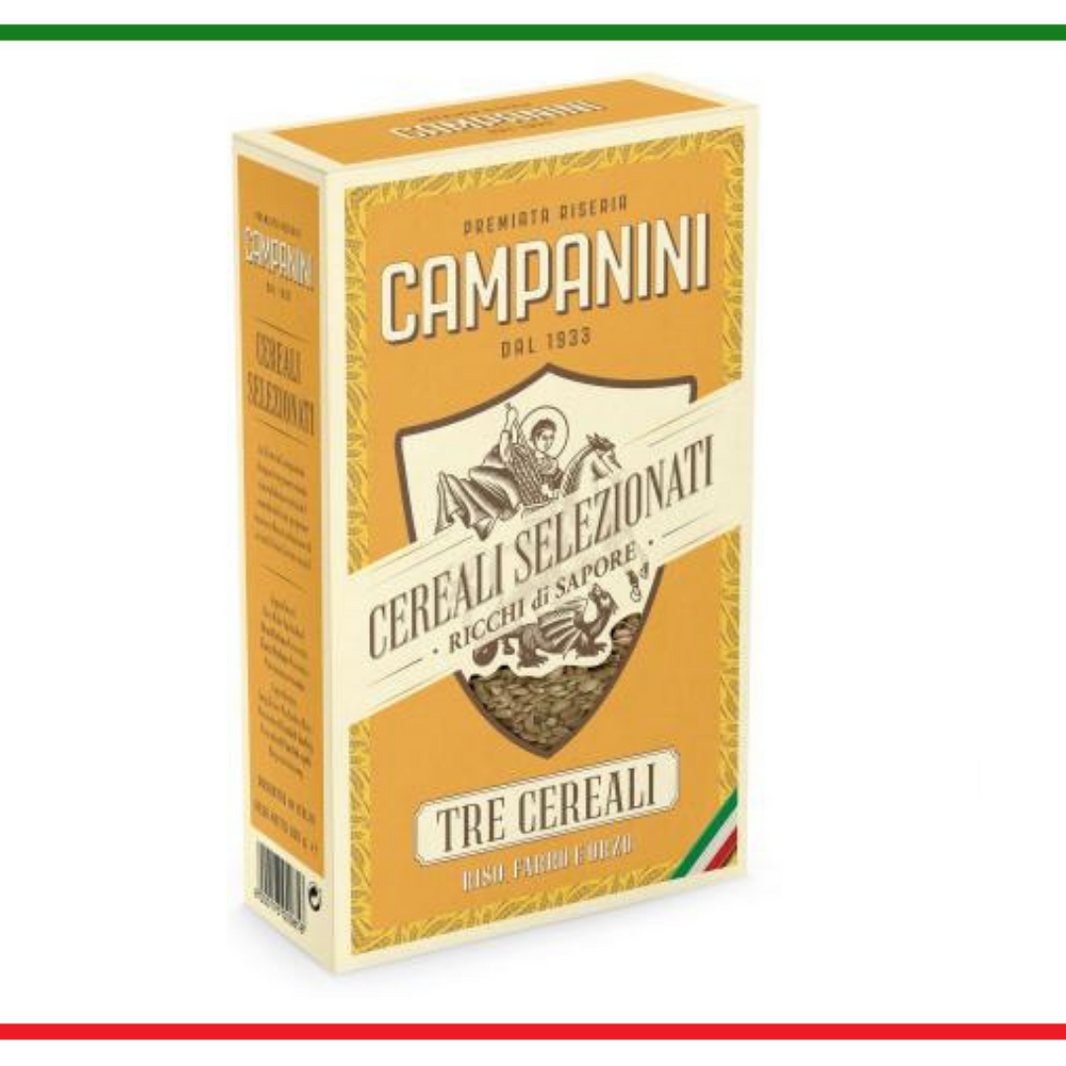 Campanini orez tre cereali (orez, grau si orz) 800g