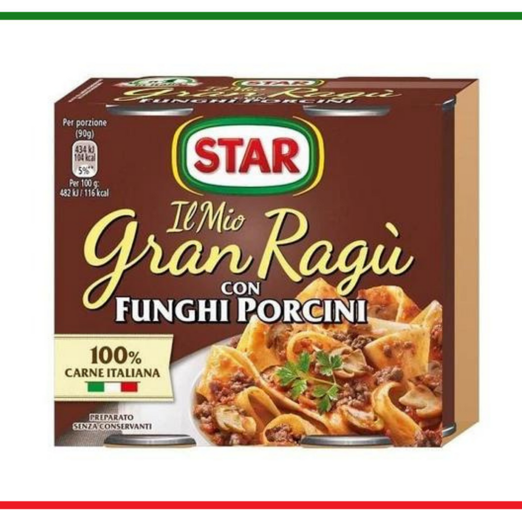 Star Gran Ragu ciuperci Porcini 2x180g