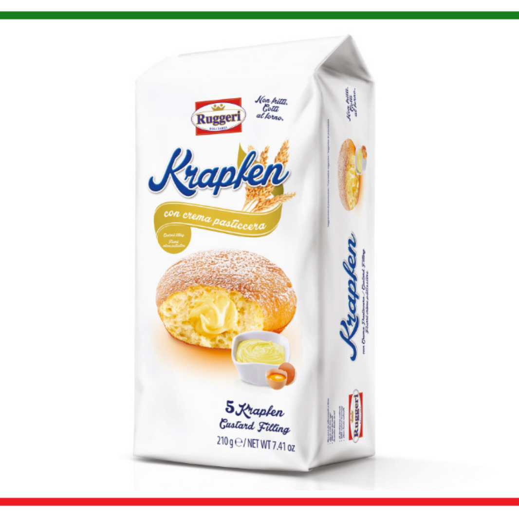 Ruggeri Krapfen con Crema Pasticcera 210g
