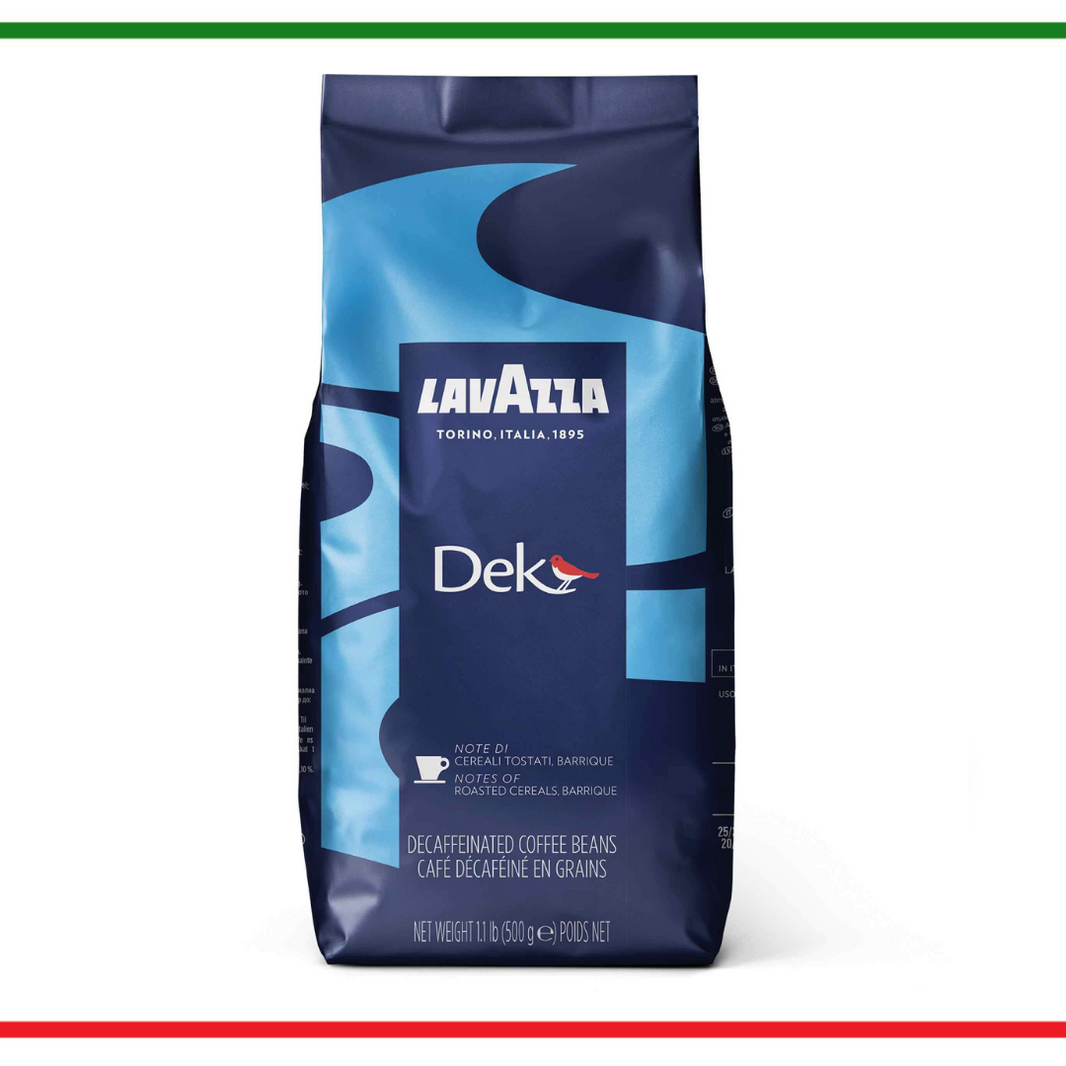 Lavazza cafea Dek boabe 500g