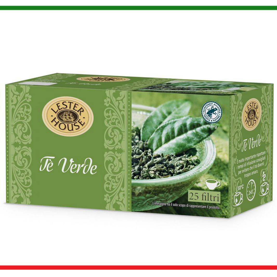 Tè verde Lester House - 25 bustine