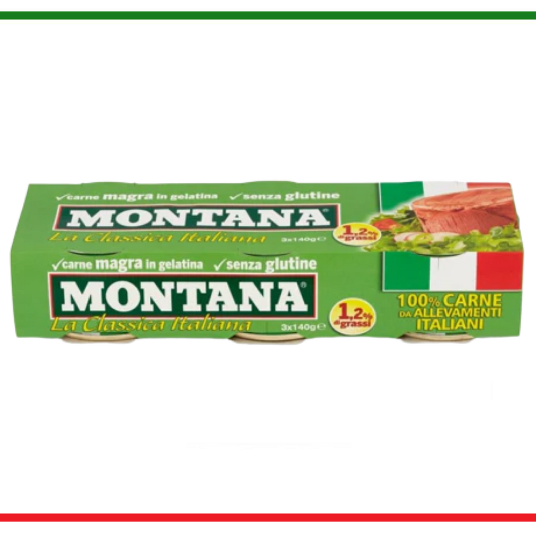 Manzo del Montana in gelatina 3x140g