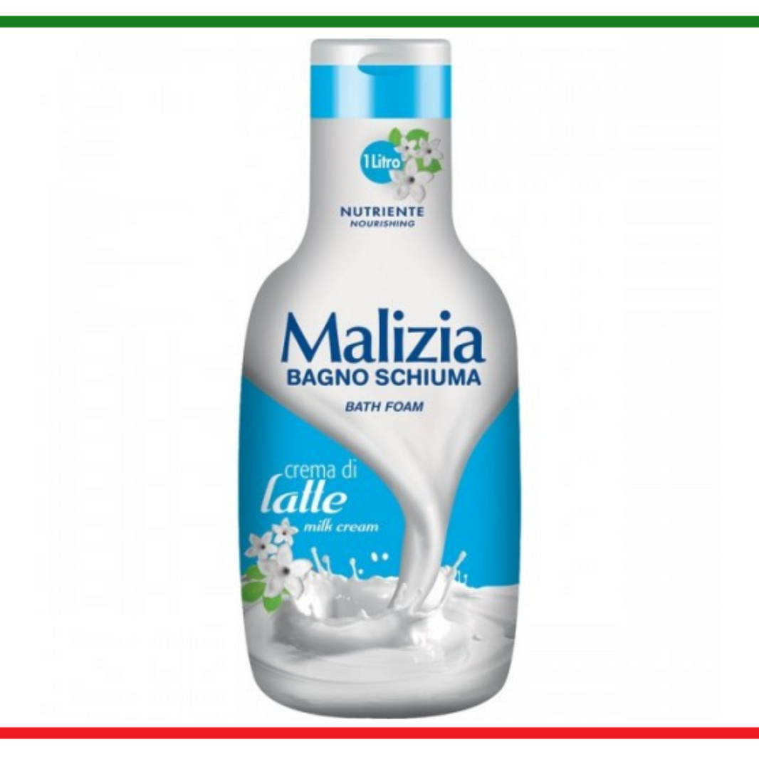 Malizia Bagno Schiuma Crema di Latte - 1 l