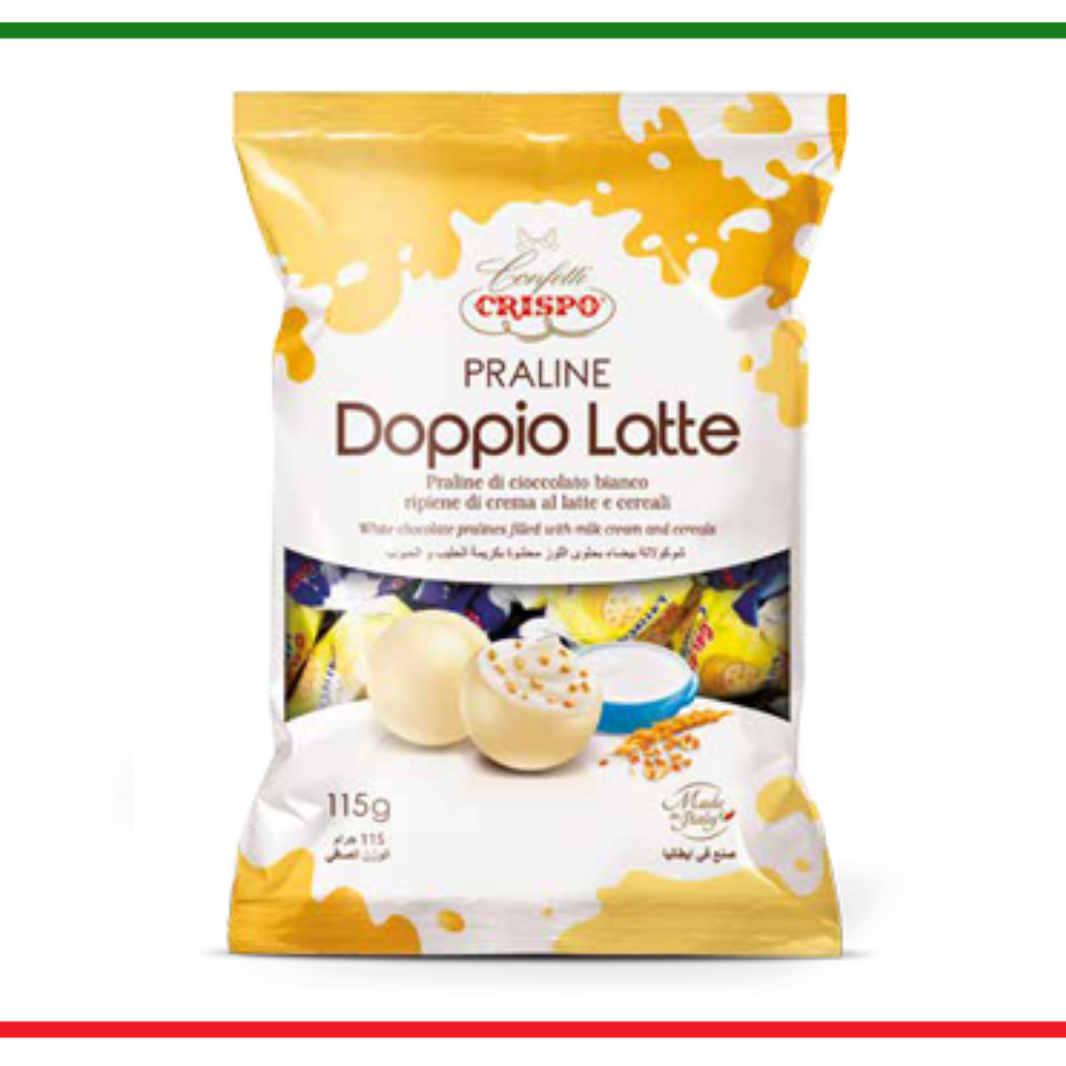 Crispo Praline Doppio Latte 115g