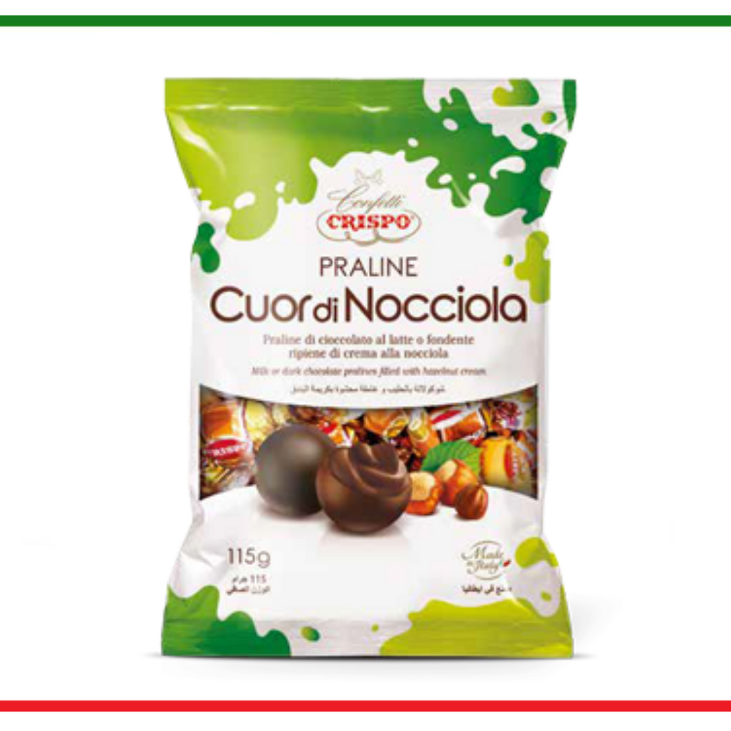 Crispo praline Cuor Di Nocciola 115g