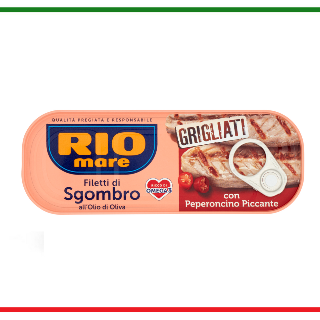 Rio Mare file de macrou cu ardei iute 120g