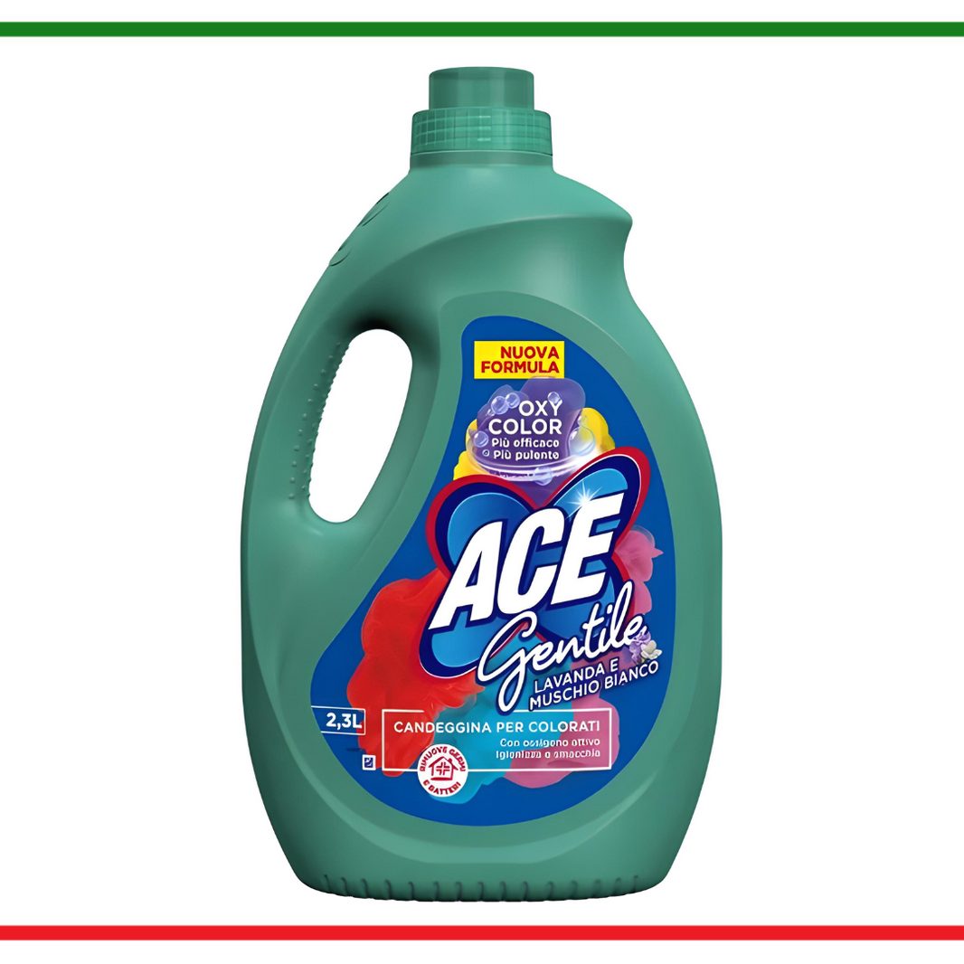 Ace gentile detergent pentru haine colorate oxy color lavanda si musc alb 2,3L