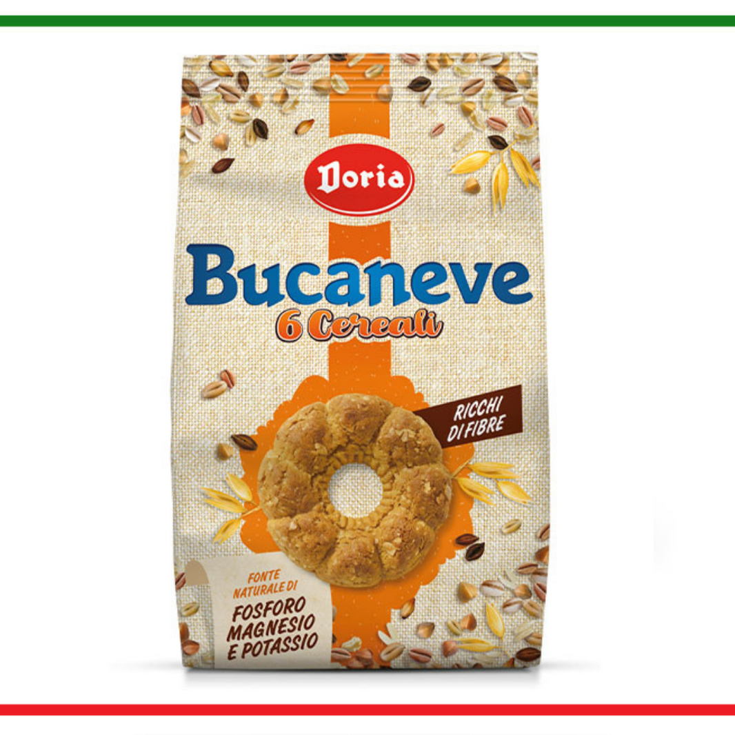 Doria Biscuiți Bucaneve 6 Cereale - 300 gr