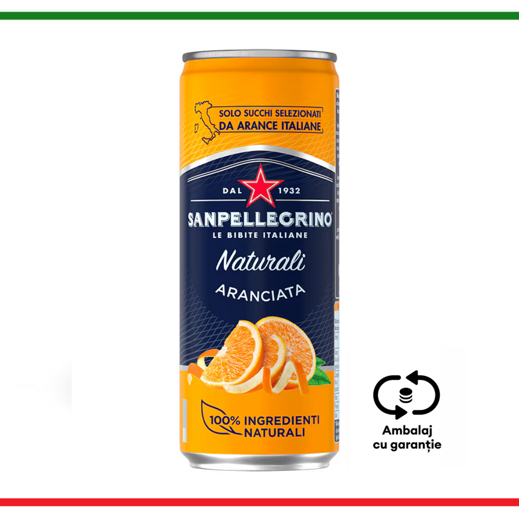 San pellegrino suc portocală 33cl SGR
