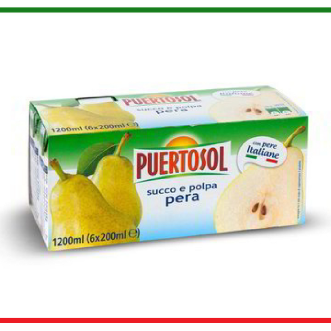 Puertosol suc pere 6x200ml