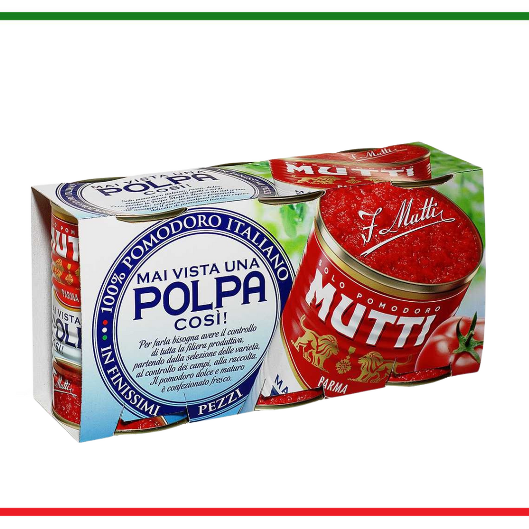 Mutti Roșii tocate - 3x400 gr