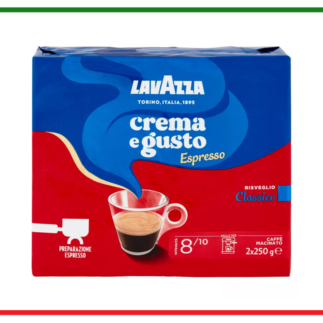 Caffè macinato Lavazza Crema e Gusto espresso 2x250g