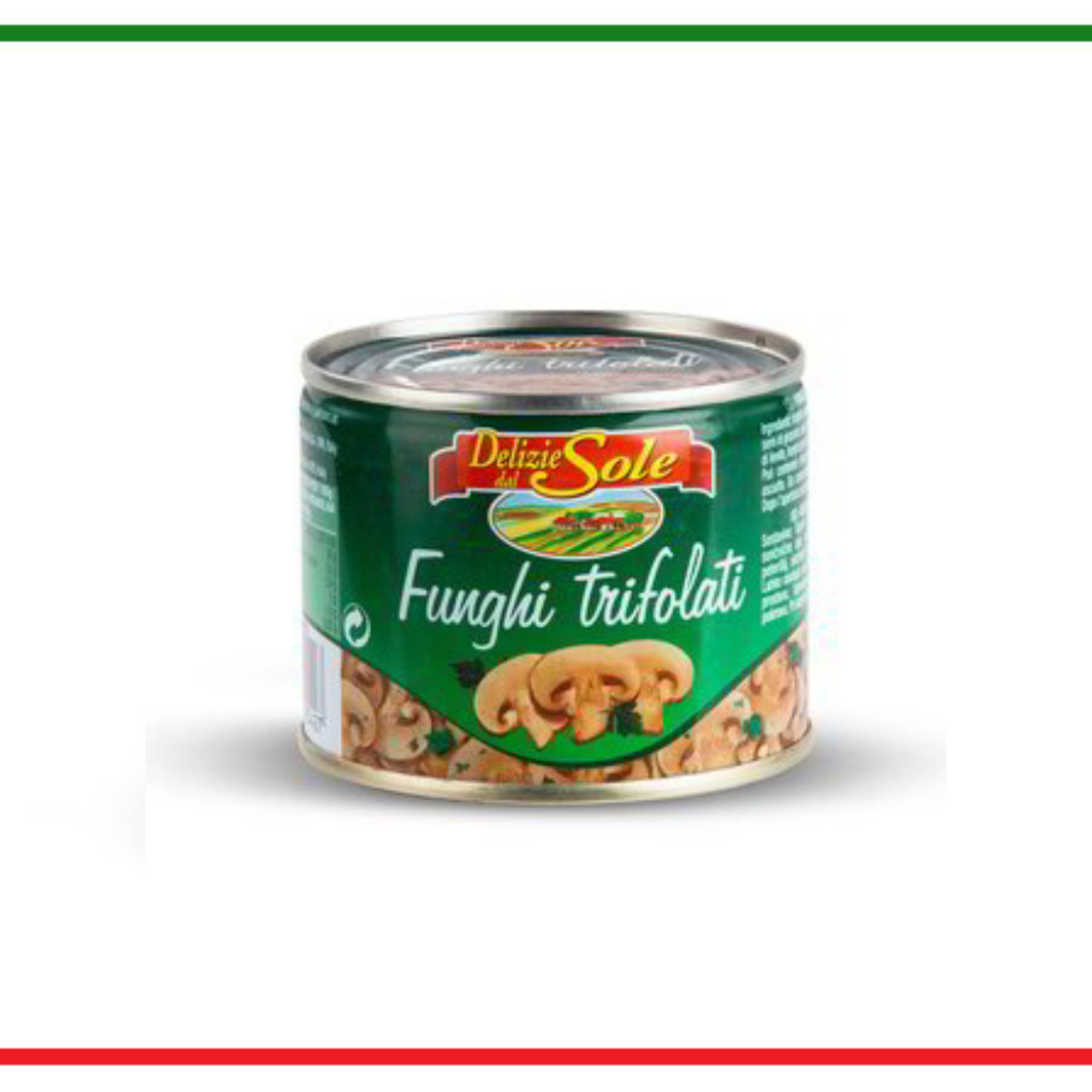 Delizie del sole funghi champignon al naturale 390g