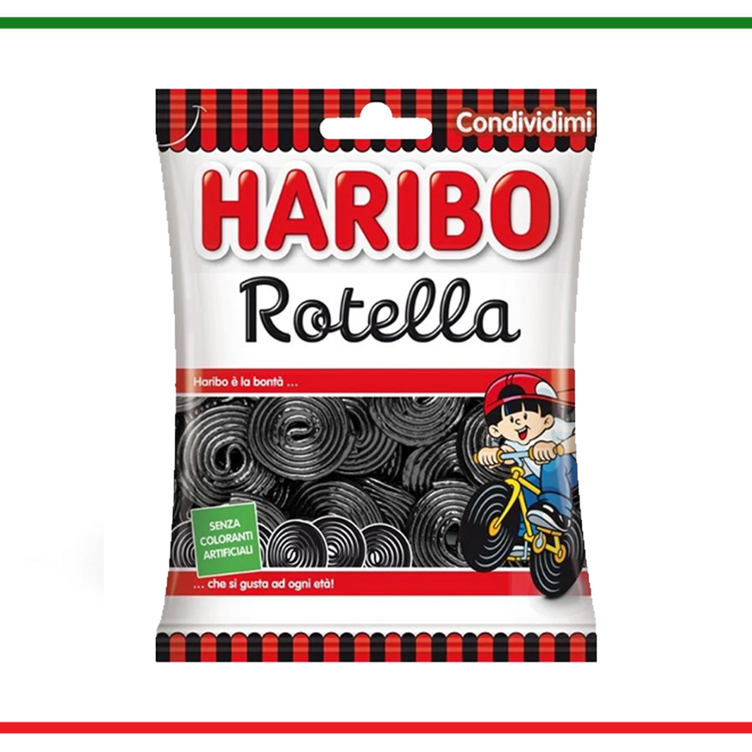 Haribo jeleuri Rotella cu lemn dulce 175g