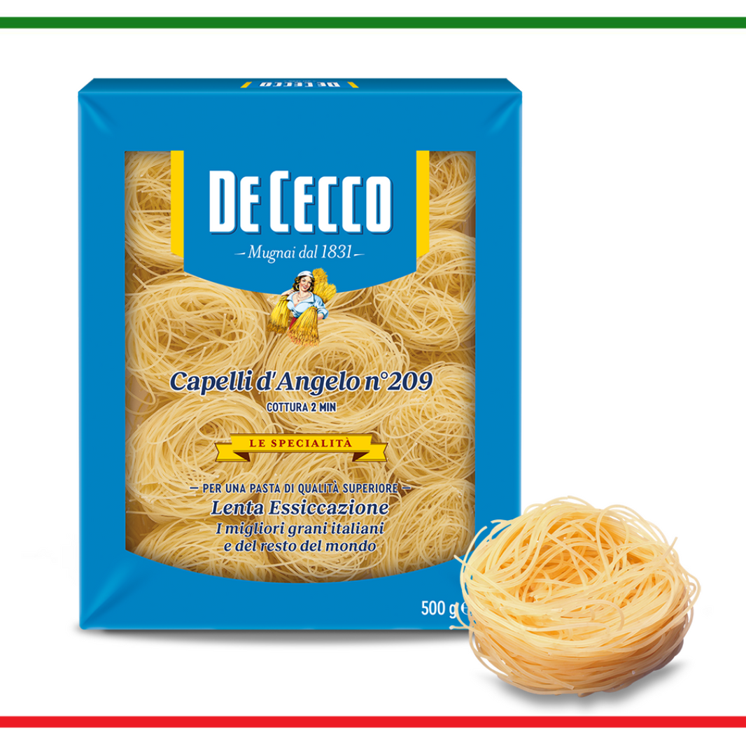 De Cecco paste capelli d'angelo n.209 500g