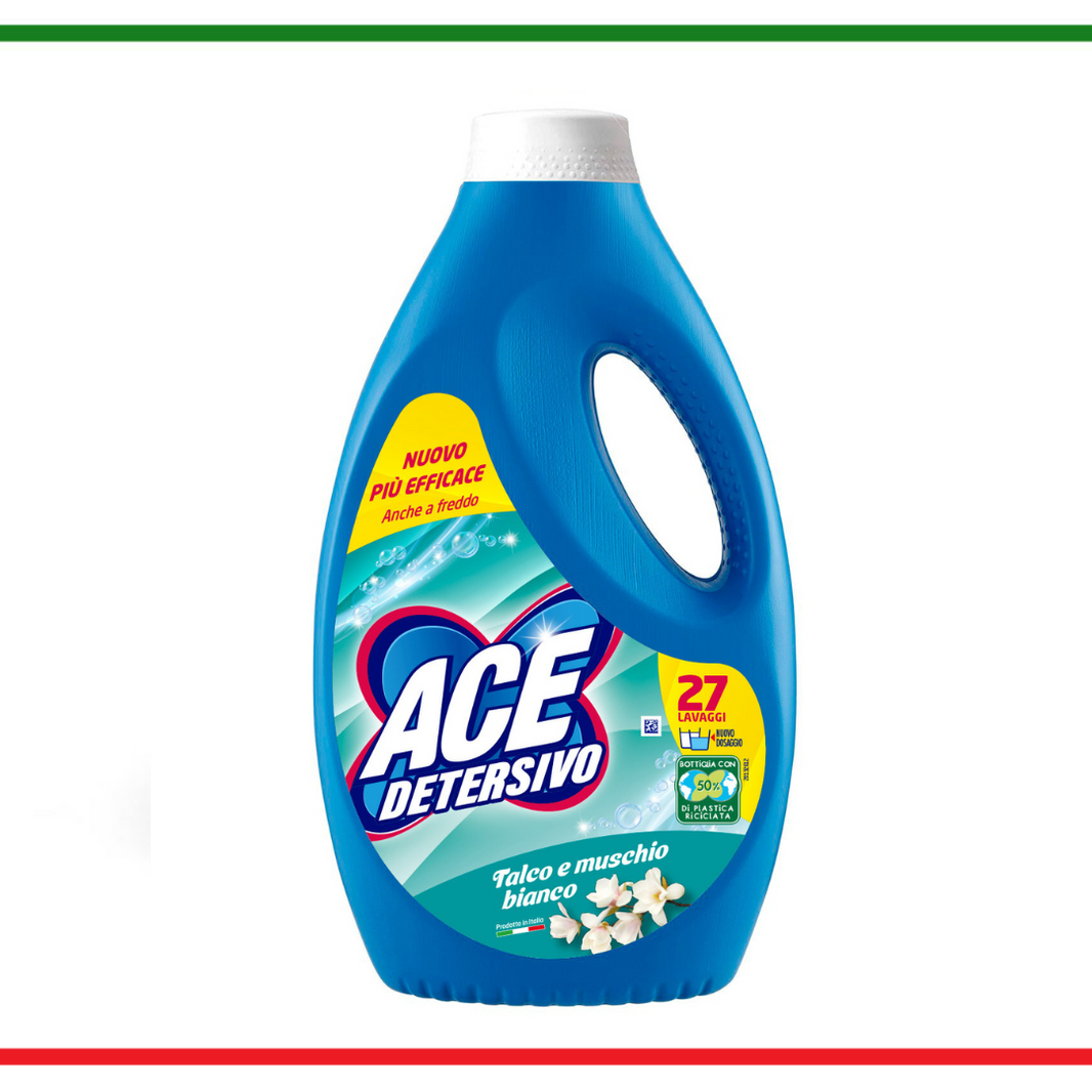 Ace Gentile detergent Igienizant Muschio Bianco 27 spalari 1,35L
