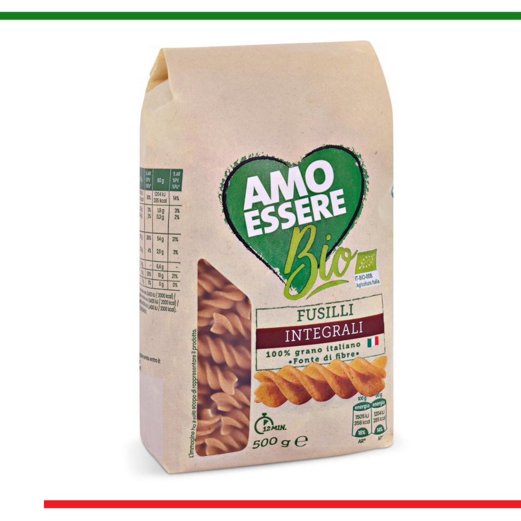 Amo Essere Bio Fusilli integrale 500g