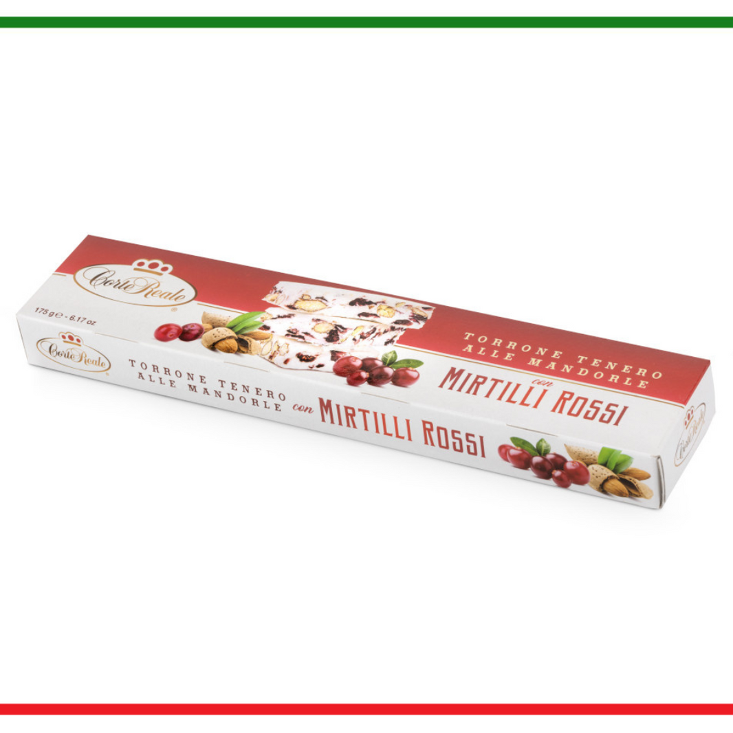 Corte Reale nuga de midgale cu merisoare rosii 175g