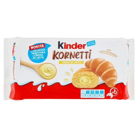 Kinder Kornetti cornuri cu cremă de lapte 270g