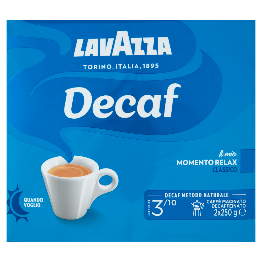 Lavazza Dek cafea decofeinizată pentru moka 2x250g