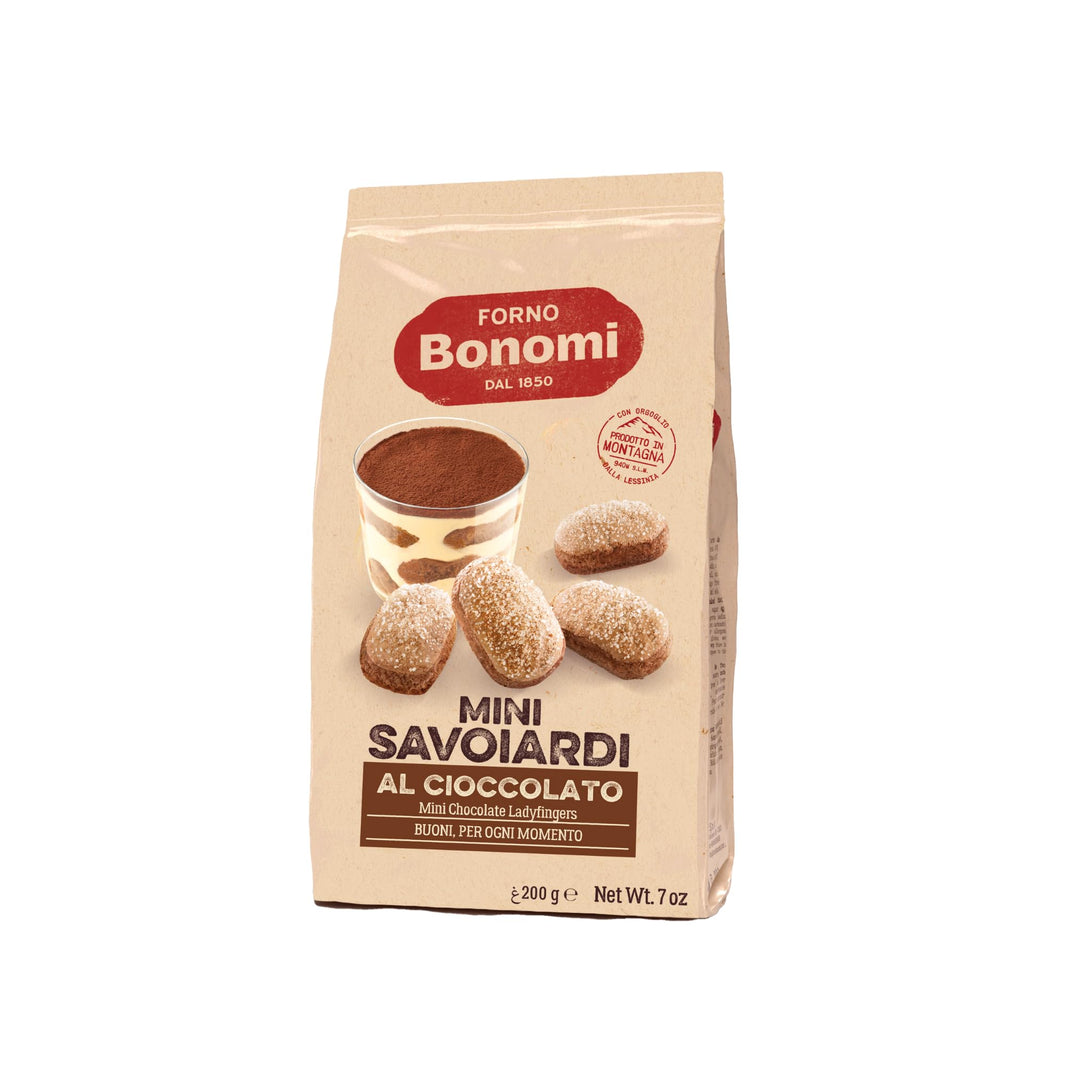 Forno Bonomi Piscoturi Mini Savoiardi cu ciocolată 200g