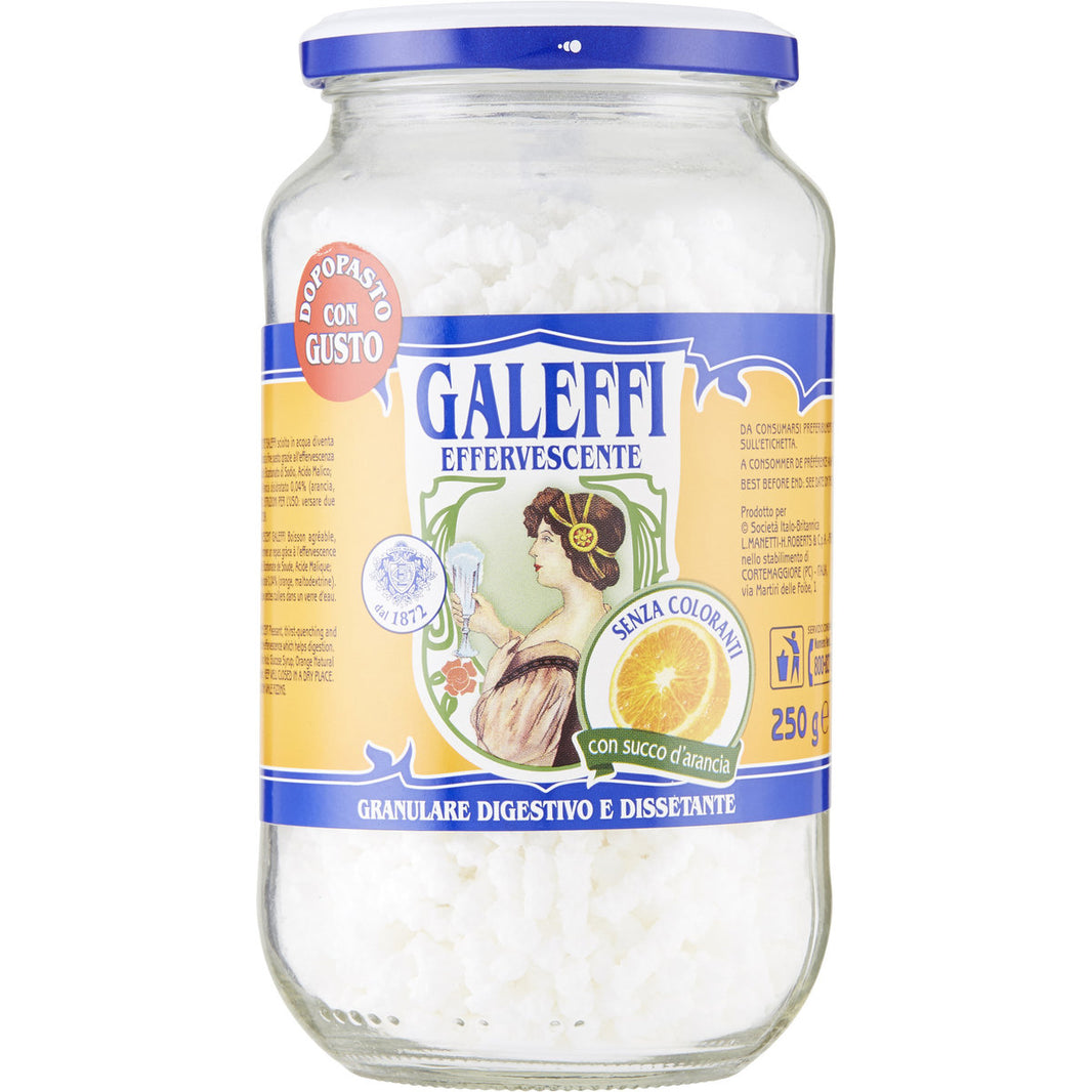 Galeffi digestiv efervescente gust portocală 250gr