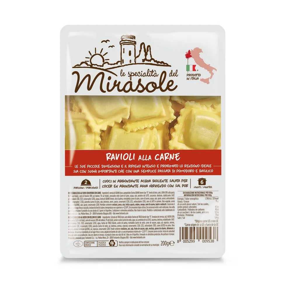 Mirasole Ravioli cu carne 200g