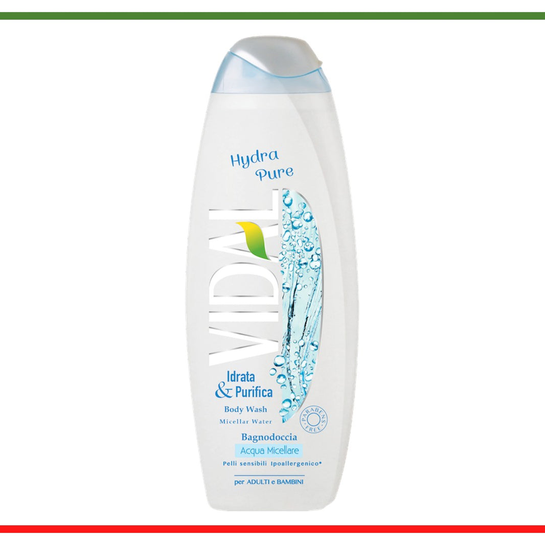 Vidal Hydra gel doccia puro 500ml