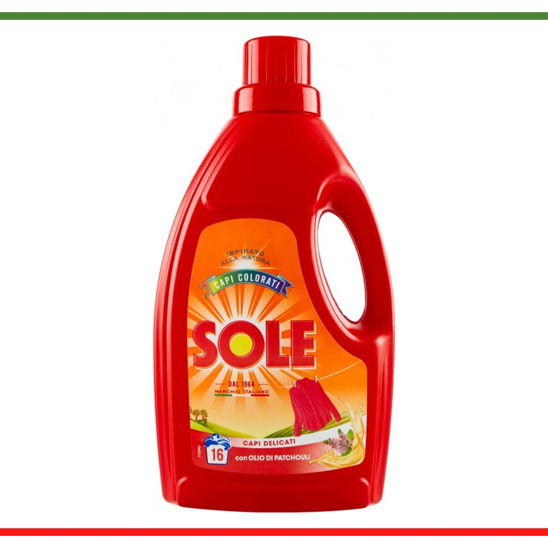 Sole Detergent Lichid Color 16 spalari 1L