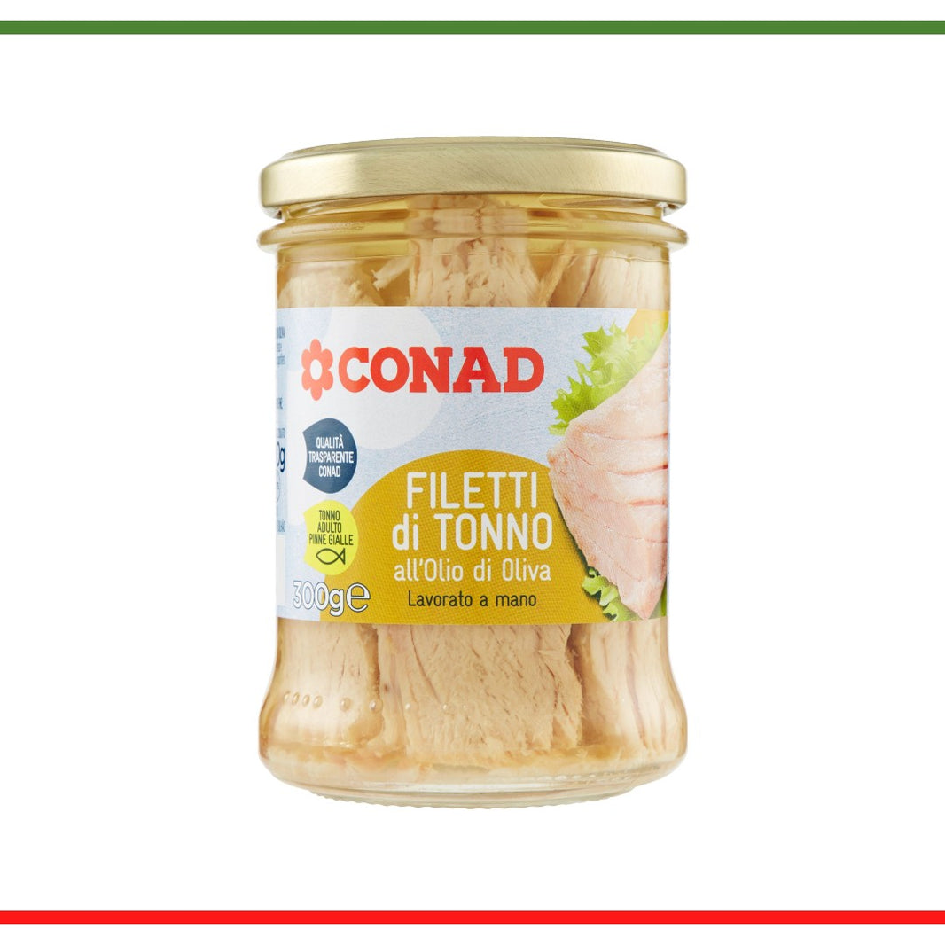 Conad ton file în ulei de măsline 300g