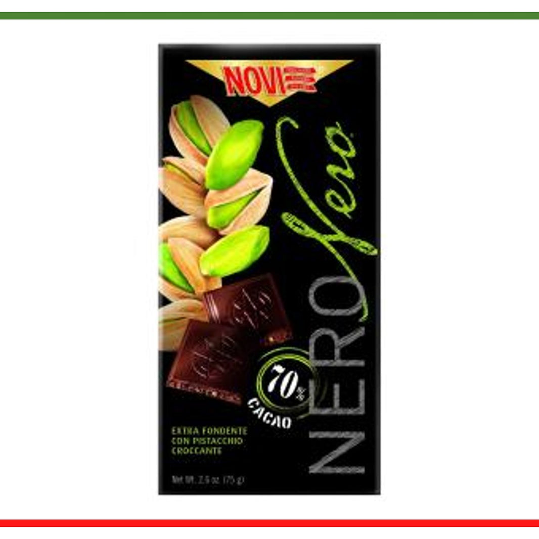 Novi Nero nero ciocolată cu fistic 75g