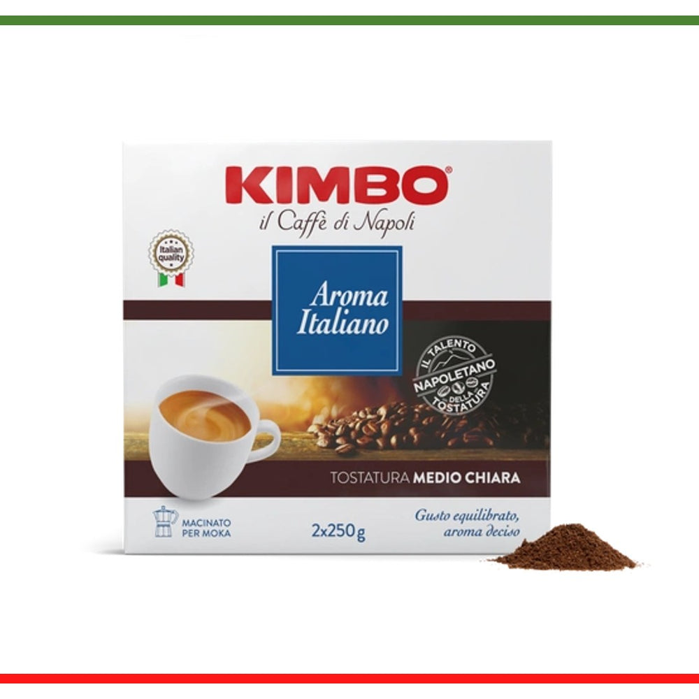 Kimbo cafea macinată aroma italiano 2x250g